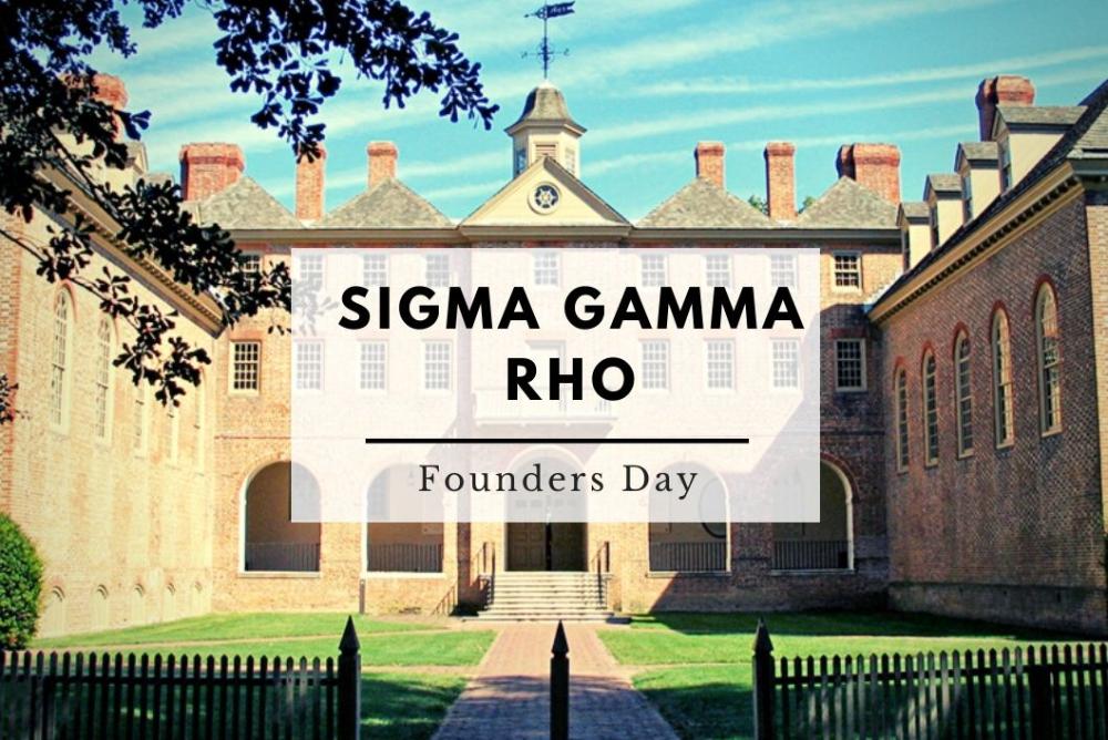 Sigma Gamma Rho National Founders Day