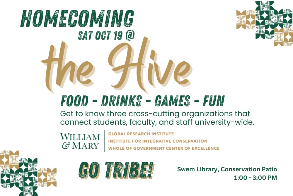 Homecoming at the Hive party flyer