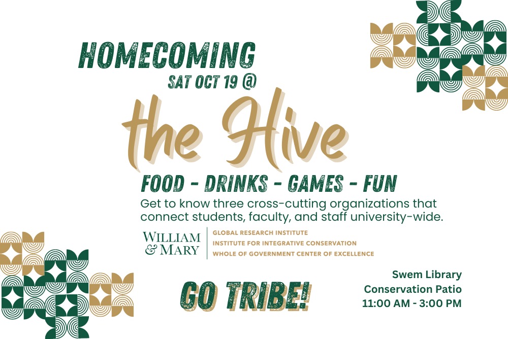 Homecoming at the Hive party flyer