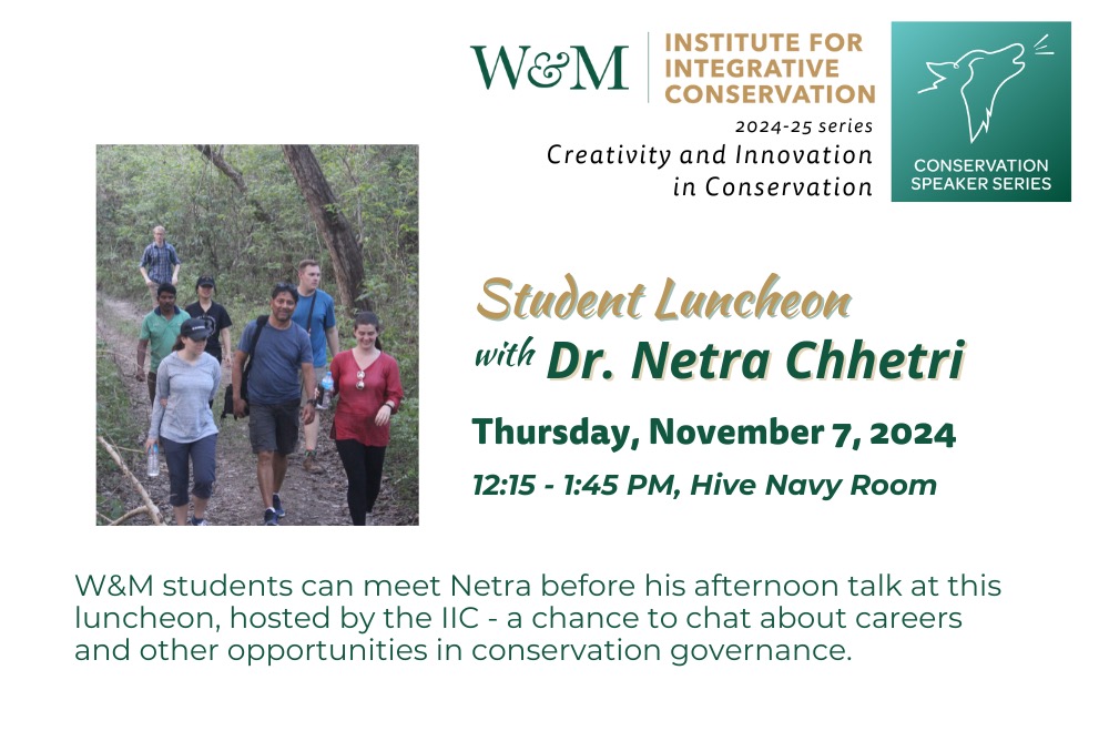 flyer for Netra Chhetri luncheon