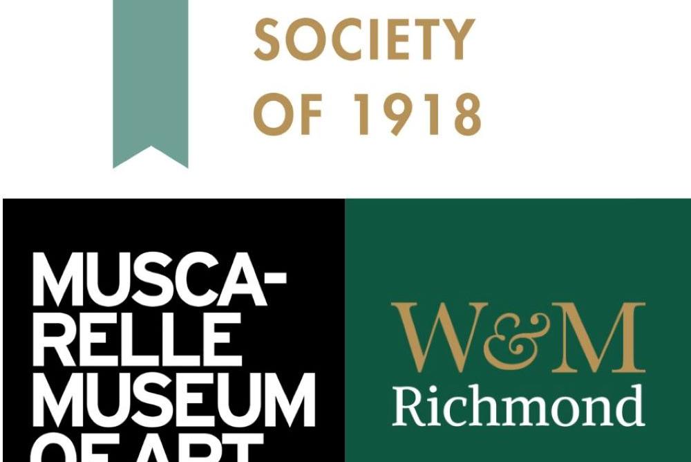 Logos for Society of 1918, Muscarelle Museum of Art, W&M Richmond Network