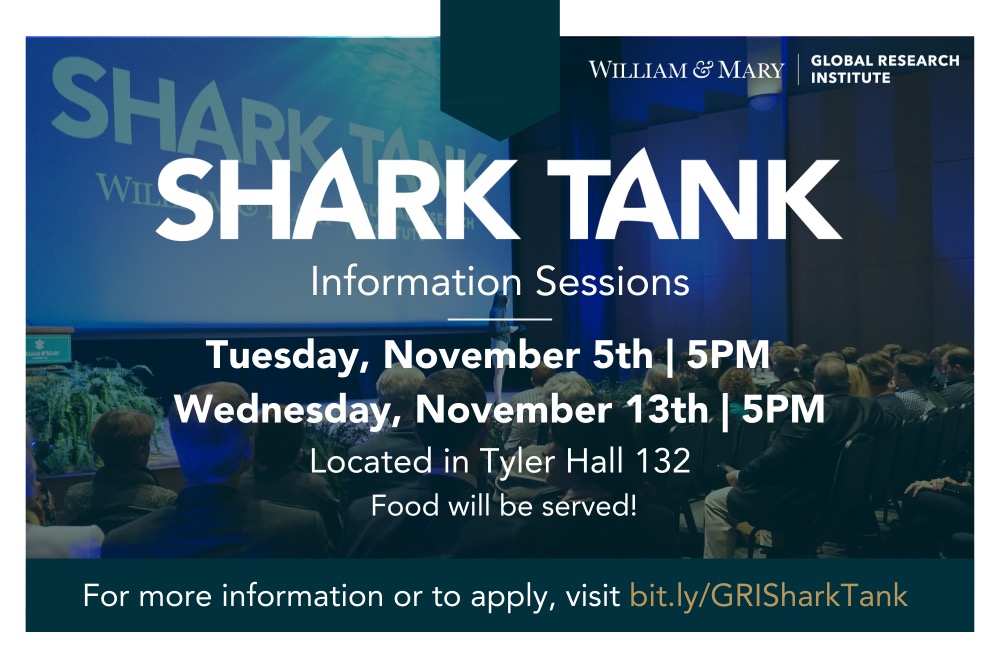 Info Sessions will be held on Tuesday, 11/5 and Wednesday, 11/13.