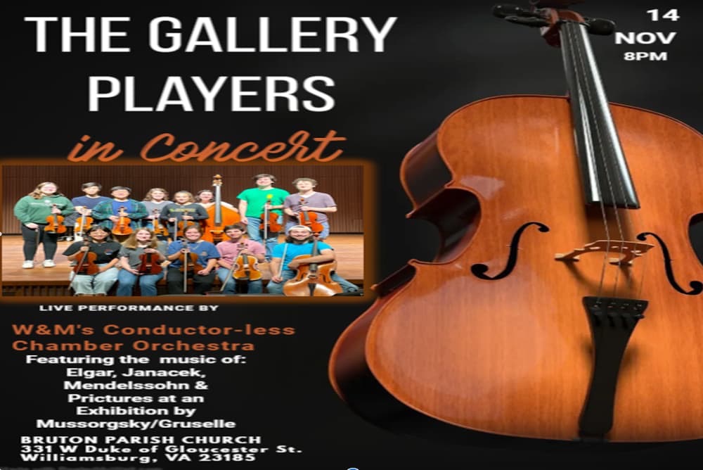 The Gallery Players in Concert Flyer