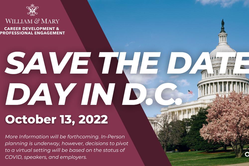 Day in DC- Save the Date