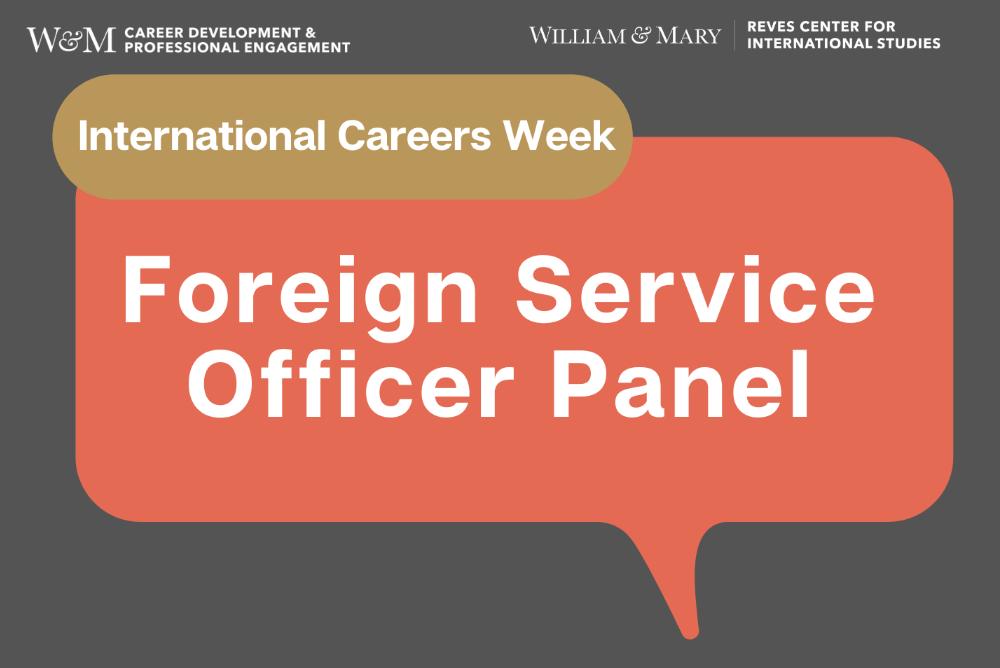 Foreign Service Officer Panel graphic