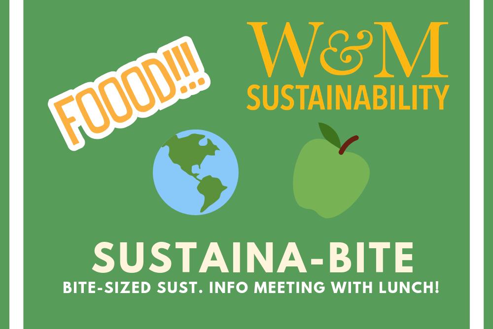Sustaina-bite: Bite-sized sustainability info with lunch