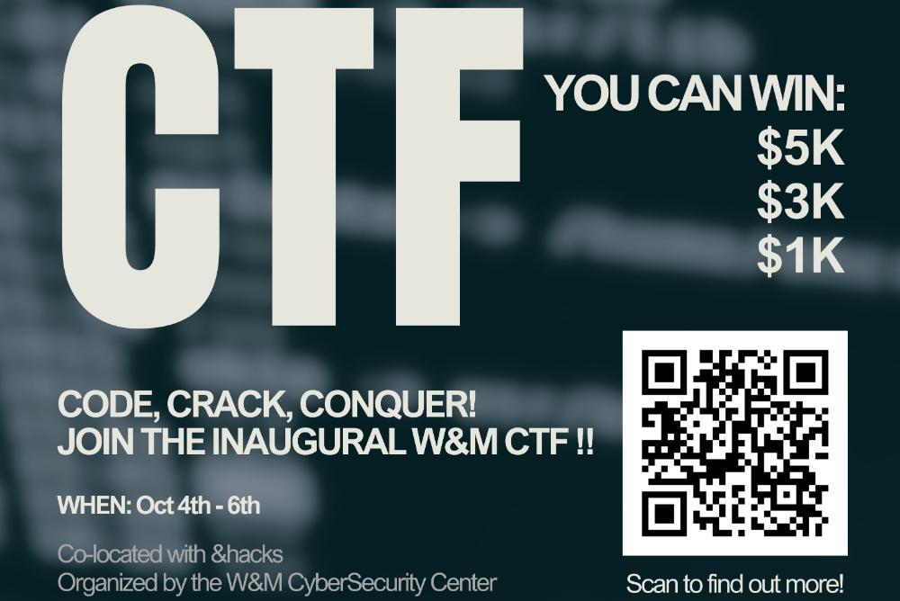 TribeCTF - Win big at W&M's First Capture the Flag Competition!