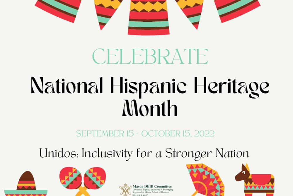 national Hispanic heritage month flyer