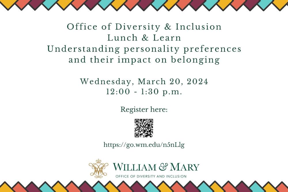 March 20 2024 Lunch and Learn
