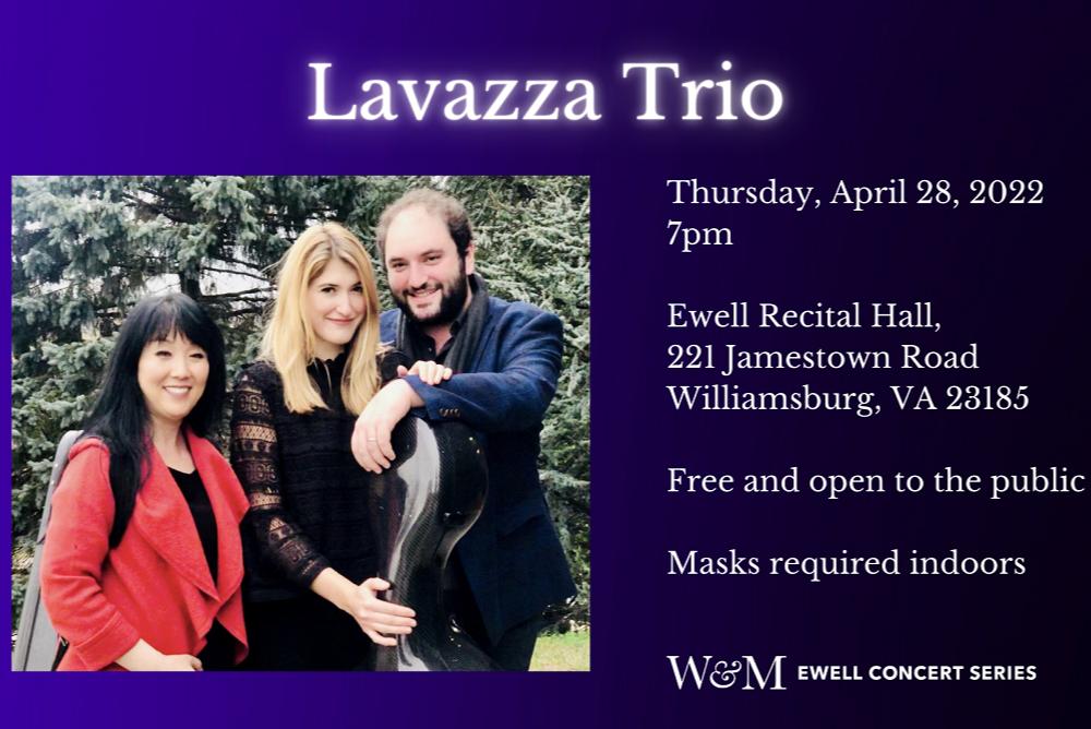 The Lavazza Piano Trio which consists of Violinist Akemi Takayama,  Pianist Marika Bournaki and Cellist Julian Schwarz.