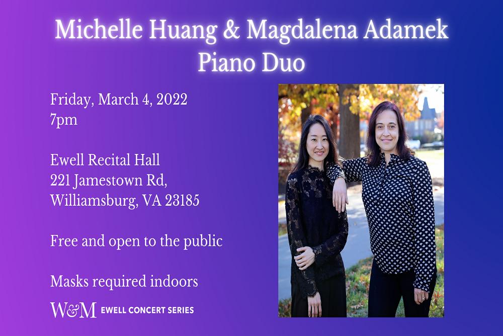 Michelle Huang and Magadelena Adamek - The Piano Duo