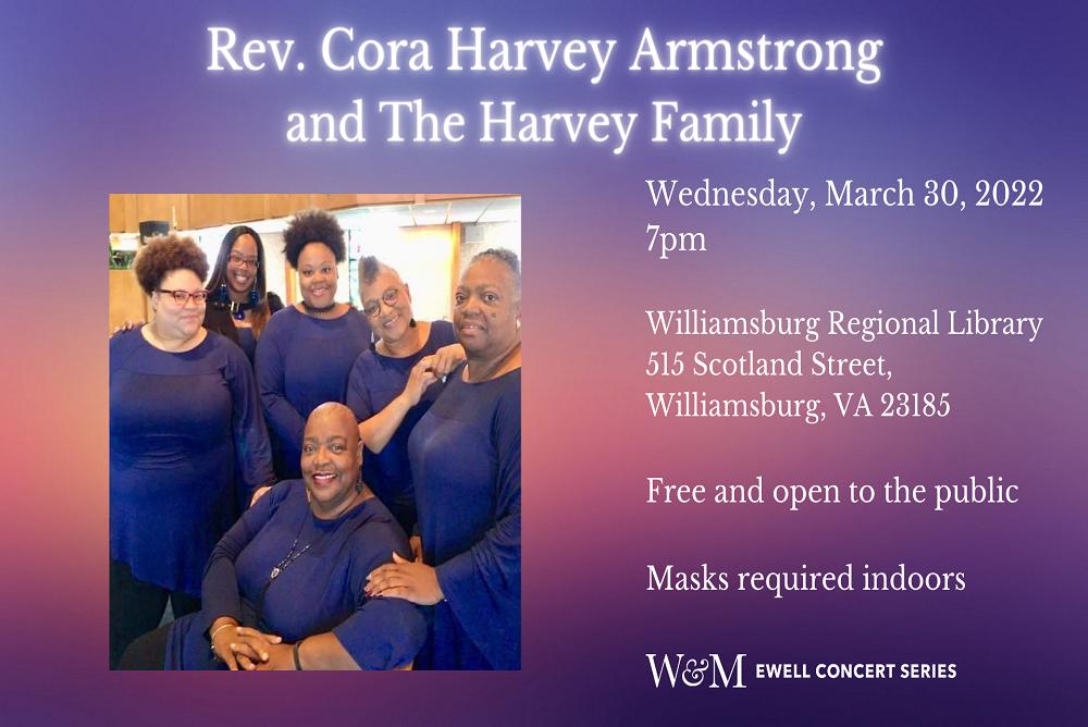 Rev. Cora Harvey Armstrong and the Harvey Family