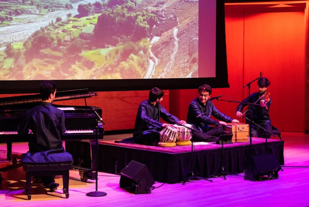 The Fanoos Family perform on traditional Afghan and classical Western instruments, and their Afghan source material is fused with contemporary sounds and enriched with original improvisations.