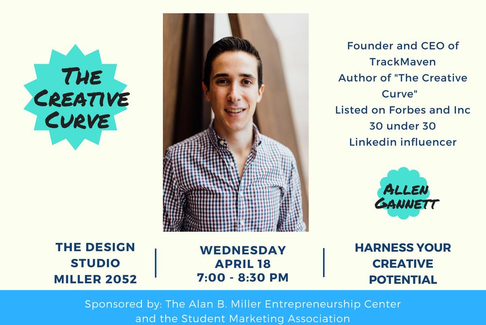 Harness your creative potential. Join Allen Gannett and William & Mary creatives, in a fireside chat