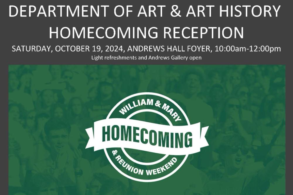 Art & Art History 2024 Homecoming Reception