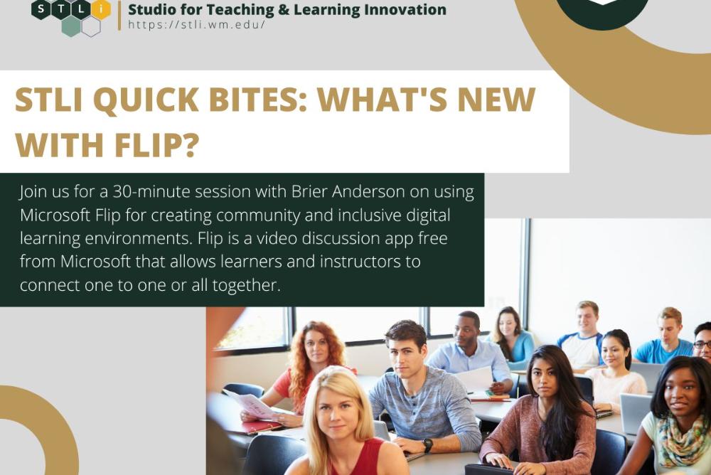 Flip is a video discussion app free from Microsoft that allows learners and instructors to connect one to one or all together.
