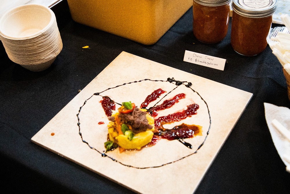 An indigenous dish honoring Missing and Murdered Indigenous Women