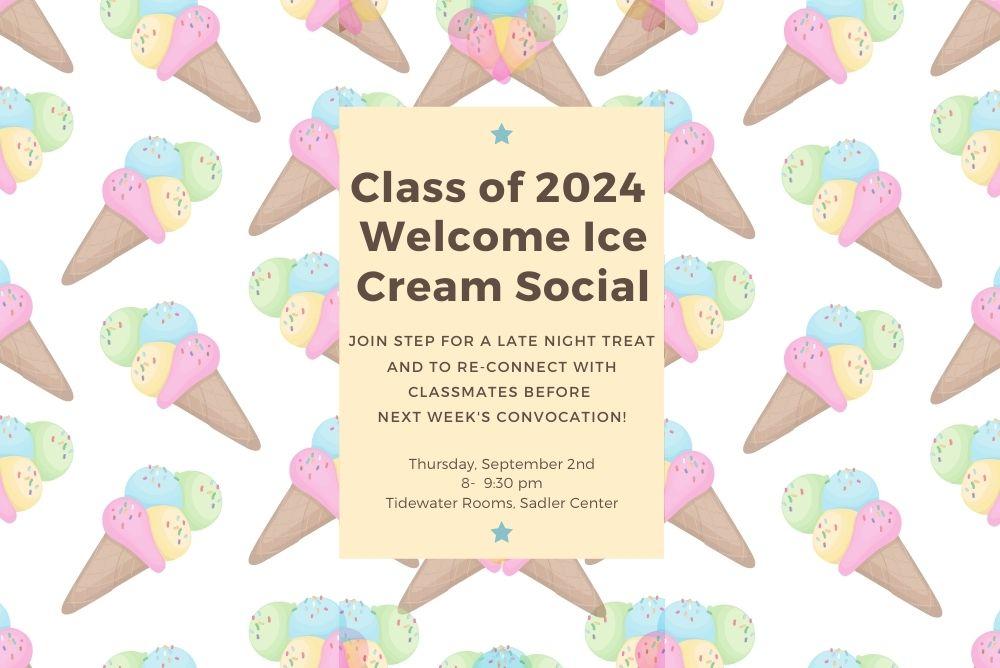 ice cream, flyer, summer, welcome