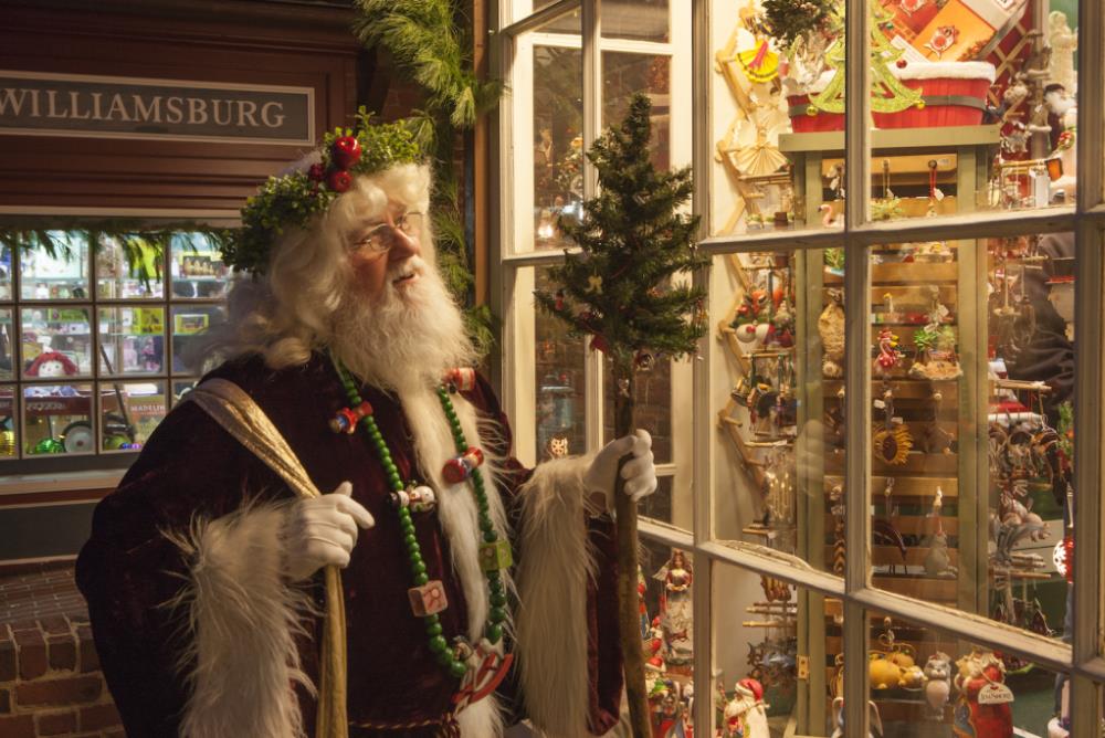 Santa in Williamsburg