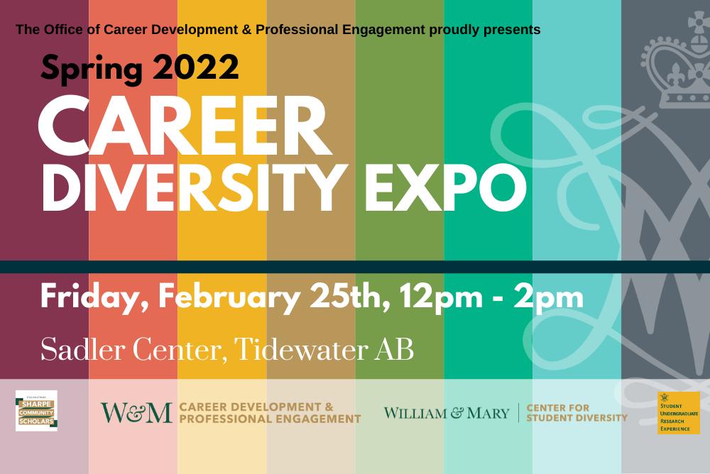 Office of Career Development & Professional Engagement Career Diversity Expo.