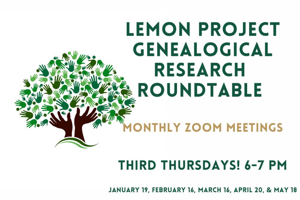 Lemon Project Genealogical Research Roundtable logo