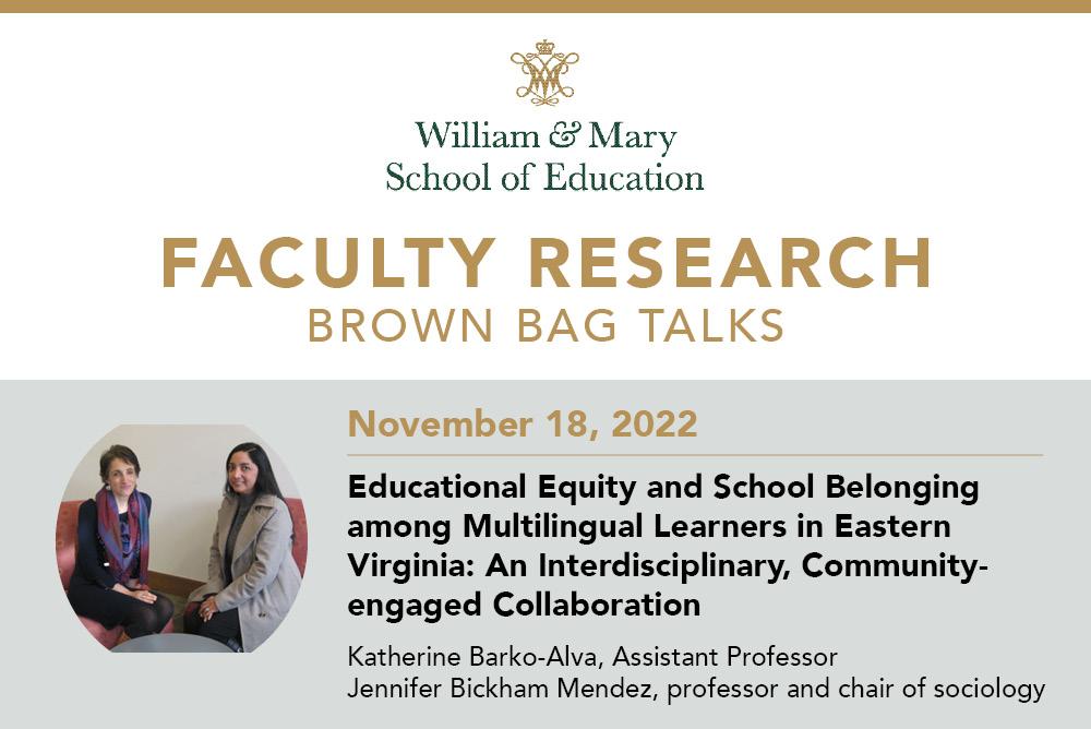 Faculty Research Brown Bag
