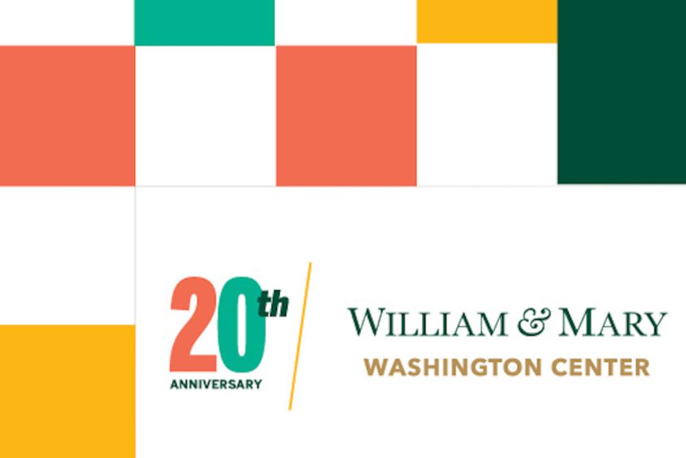Logo for the Center's 20th Anniversary