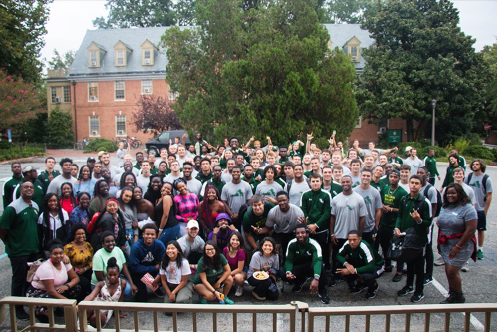 annual block party, students, football, center for student diversity, cad