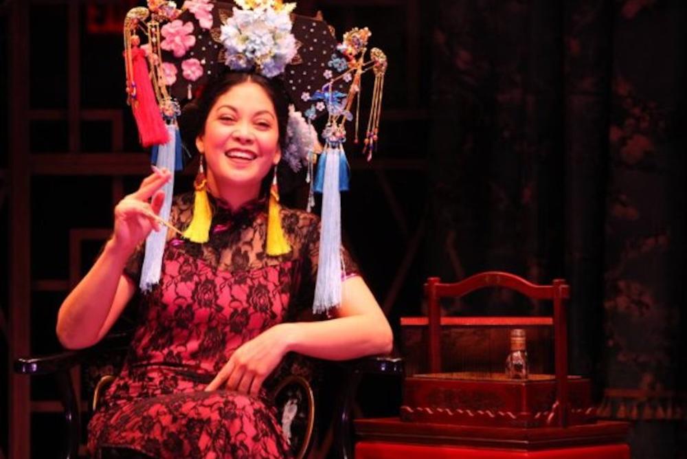 Rinabeth Apostol in the title character, THE CHINESE LADY, during the 2019 Magic Theatre production in San Francisco, California.