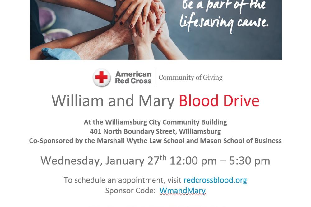 Red Cross Blood Drive Flyer
