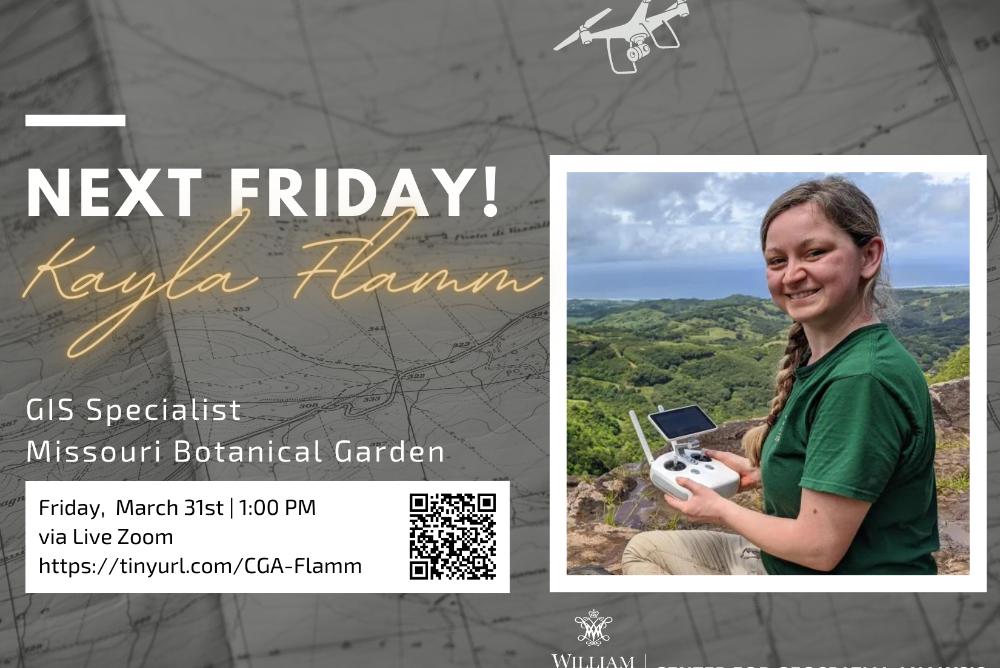 Supporting a Botanical Garden from the Sky: A Drone’s Eye View of Plant Conservation Speaker Series Advertisement