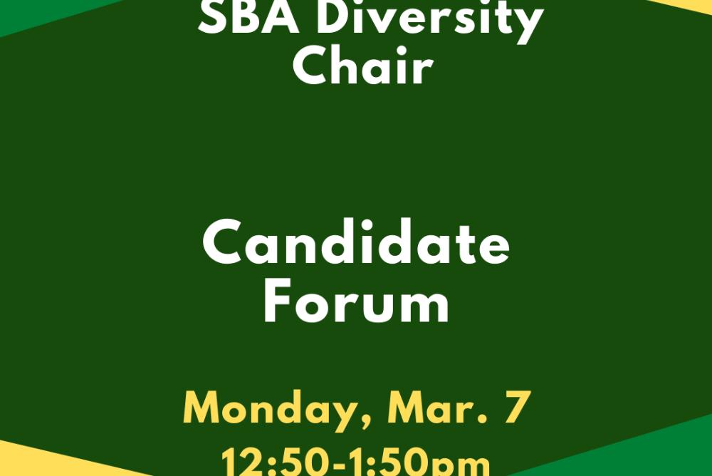 SBA Diversity Chair Candidate Forum