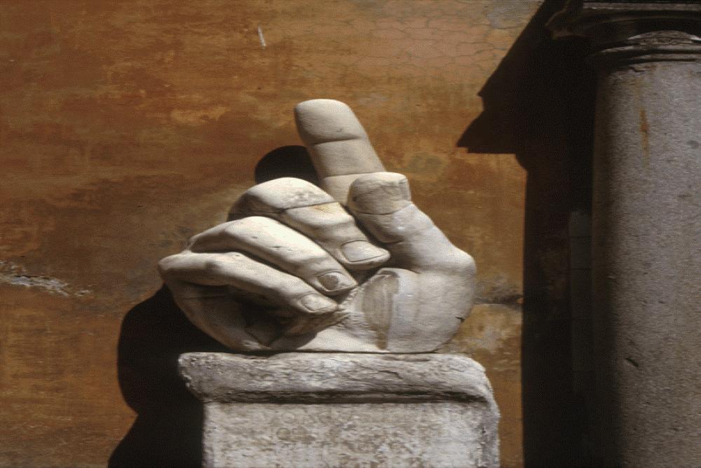 Constantine Colossus Rome Hand