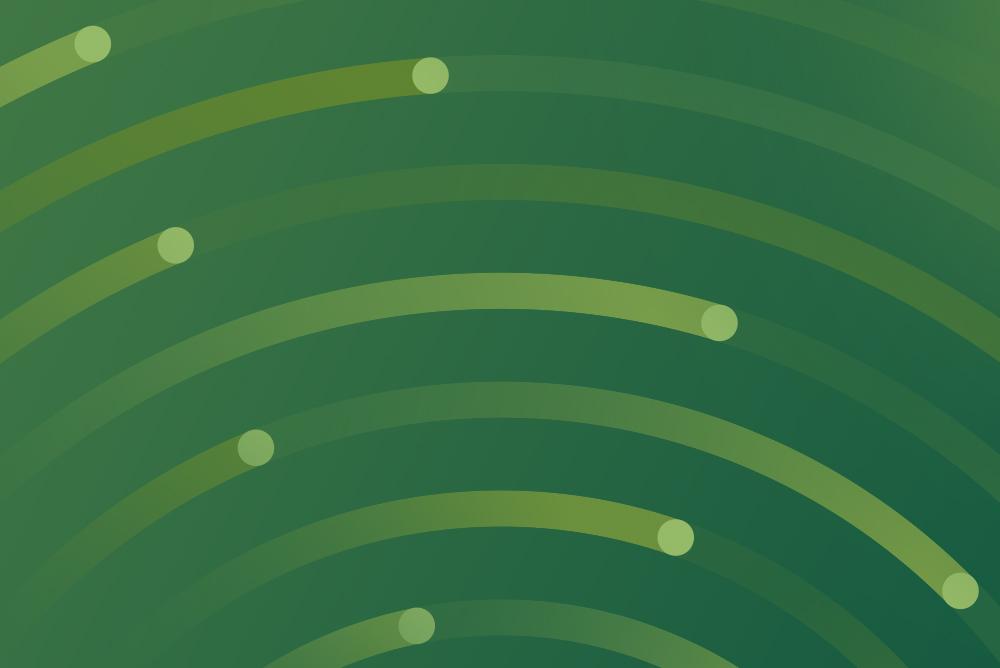 Undergraduate Research Month green circles