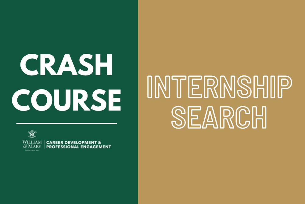 Crash Course - Internship Search