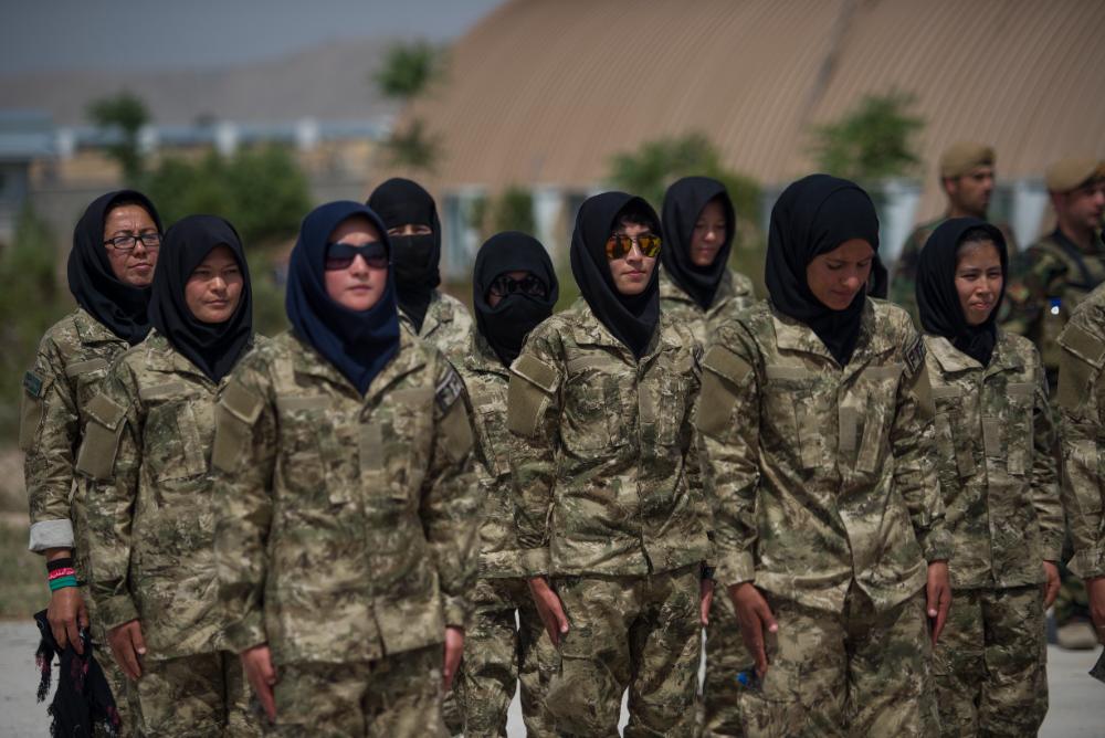 Members of the Afghan Female Tactical Platoon