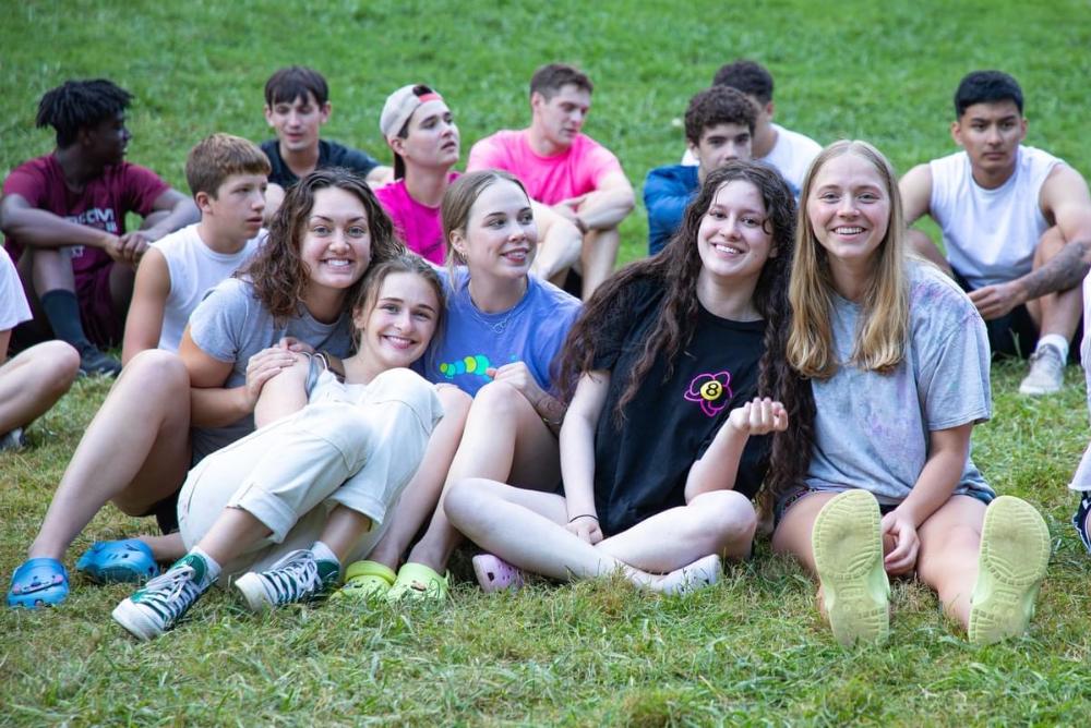 Campers and counselors from the 2024 summer session