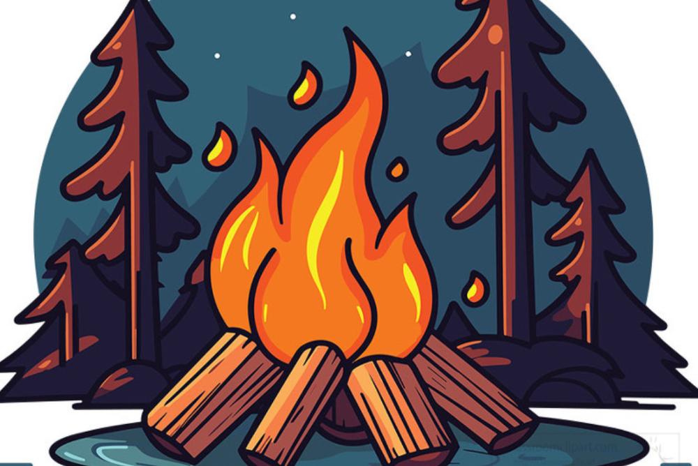 campfire, s'mores, hot chocolate, ecotherapy, meditation, songs, stories