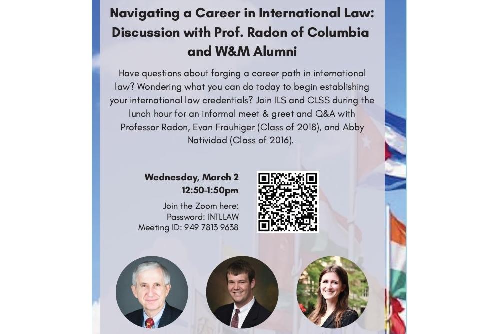 Navigating a Career in International Law