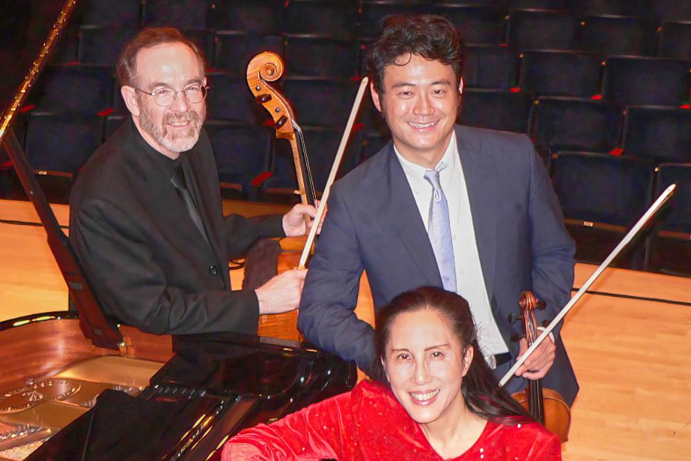 Neal Cary, Joanne Kong, and Daisuke Yamamoto of the Richmond Piano Trio