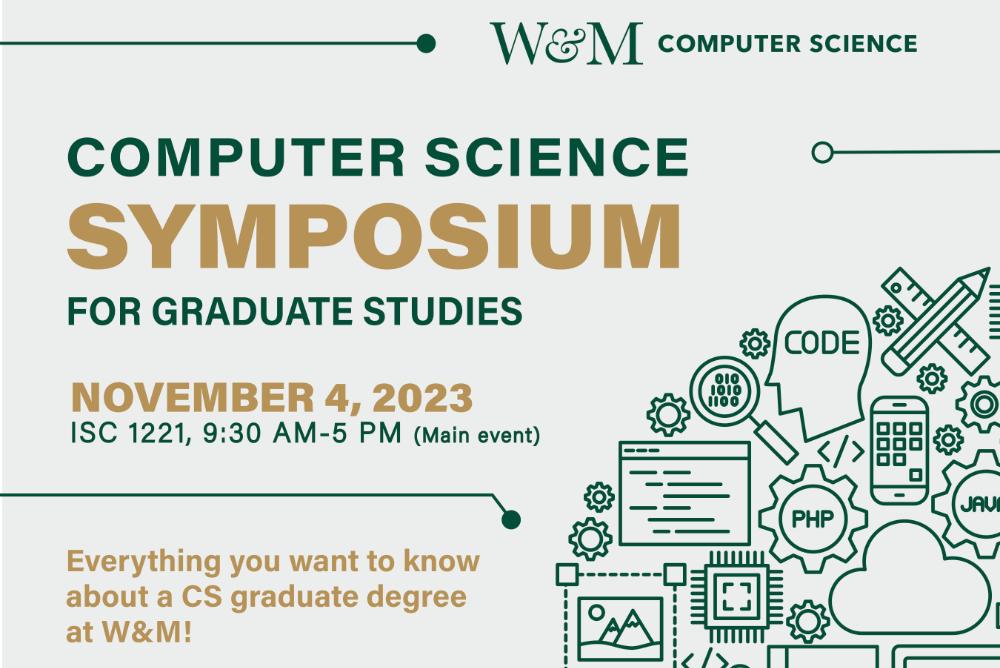 2nd W&M Computer Science Symposium for Graduate Studies