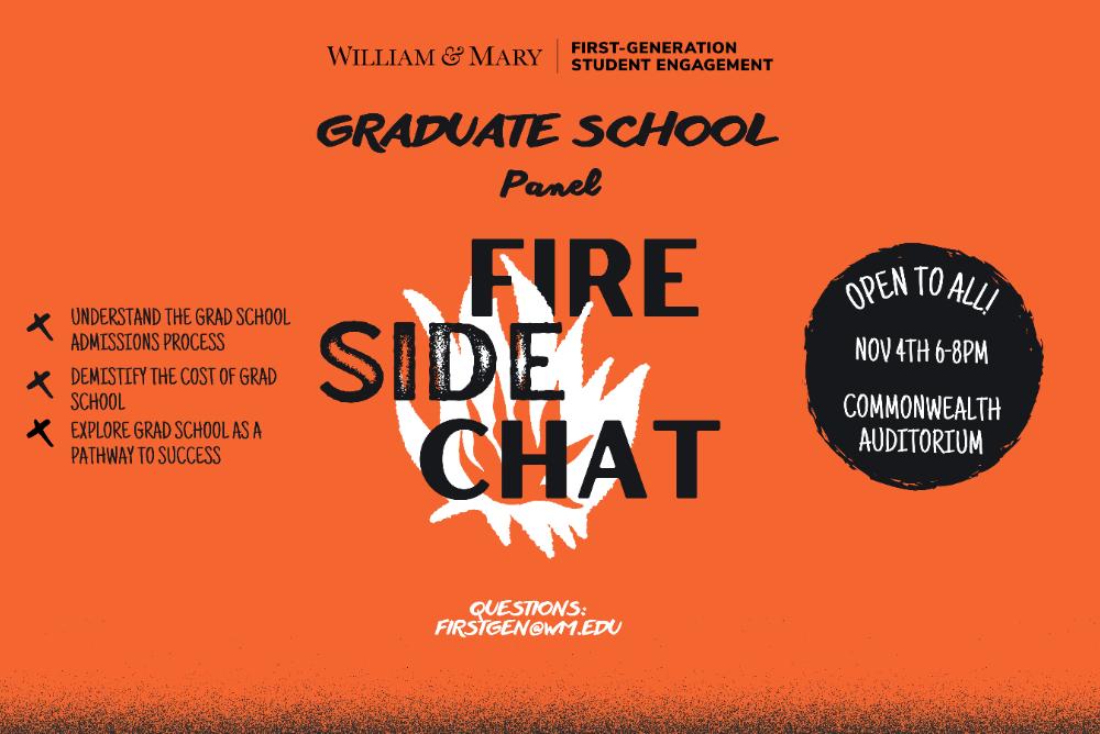 Fireside Chat Invitation Flyer