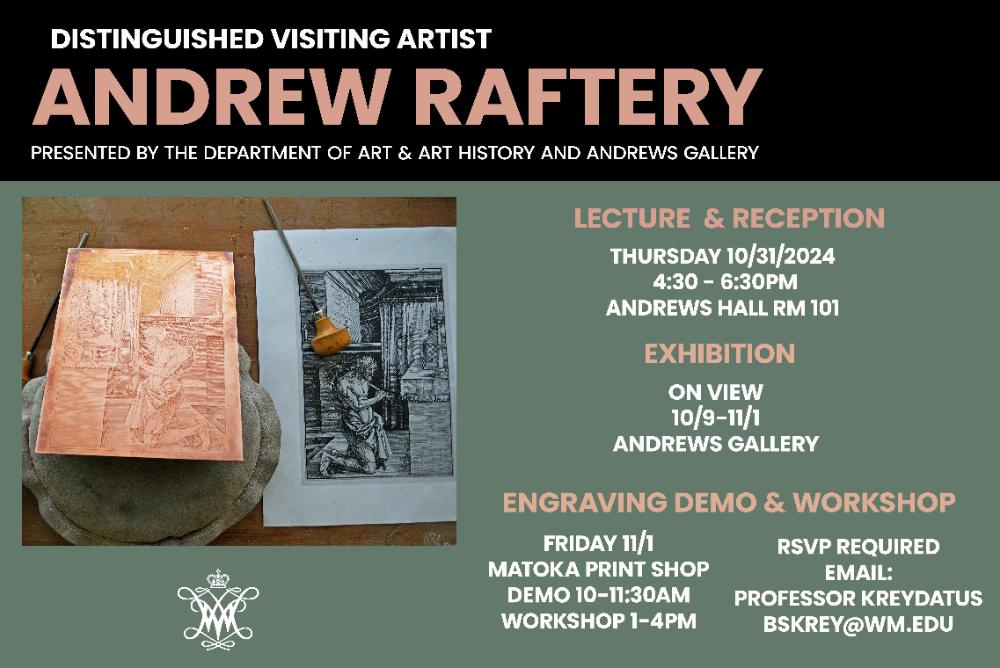 Andrew Raftery - Distinguished Visiting Artist