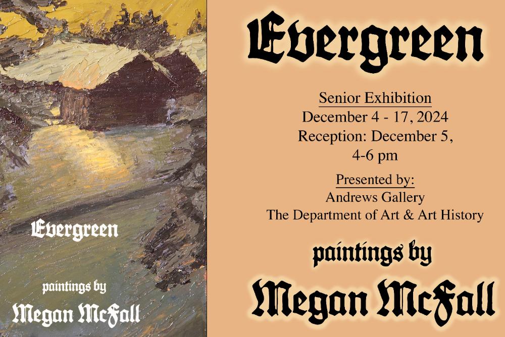 Megan McFall Senior Exhibition