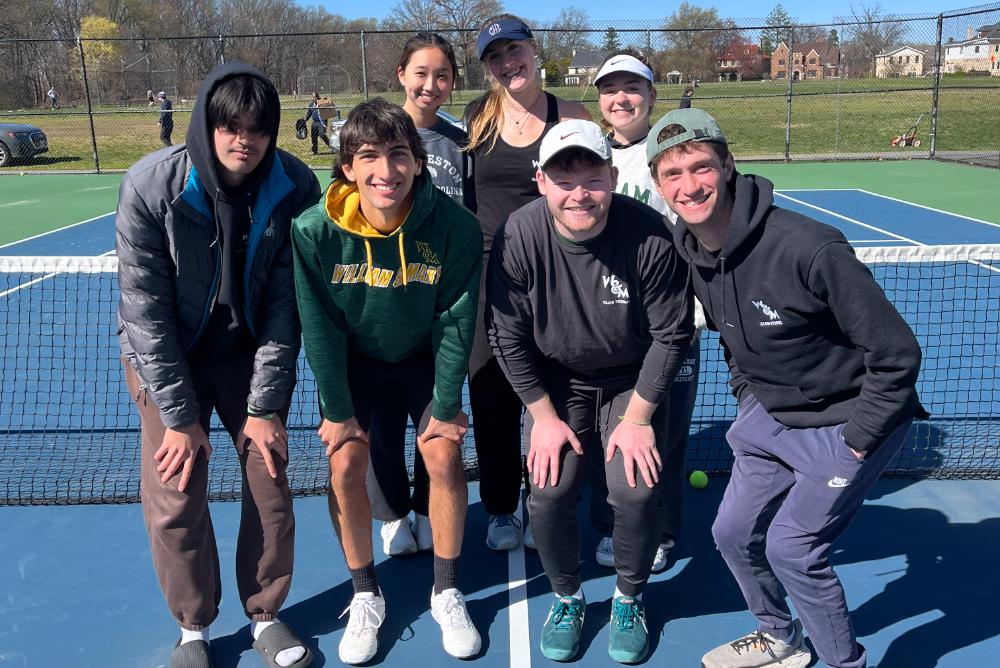 A-Team members at a club tennis tournament!