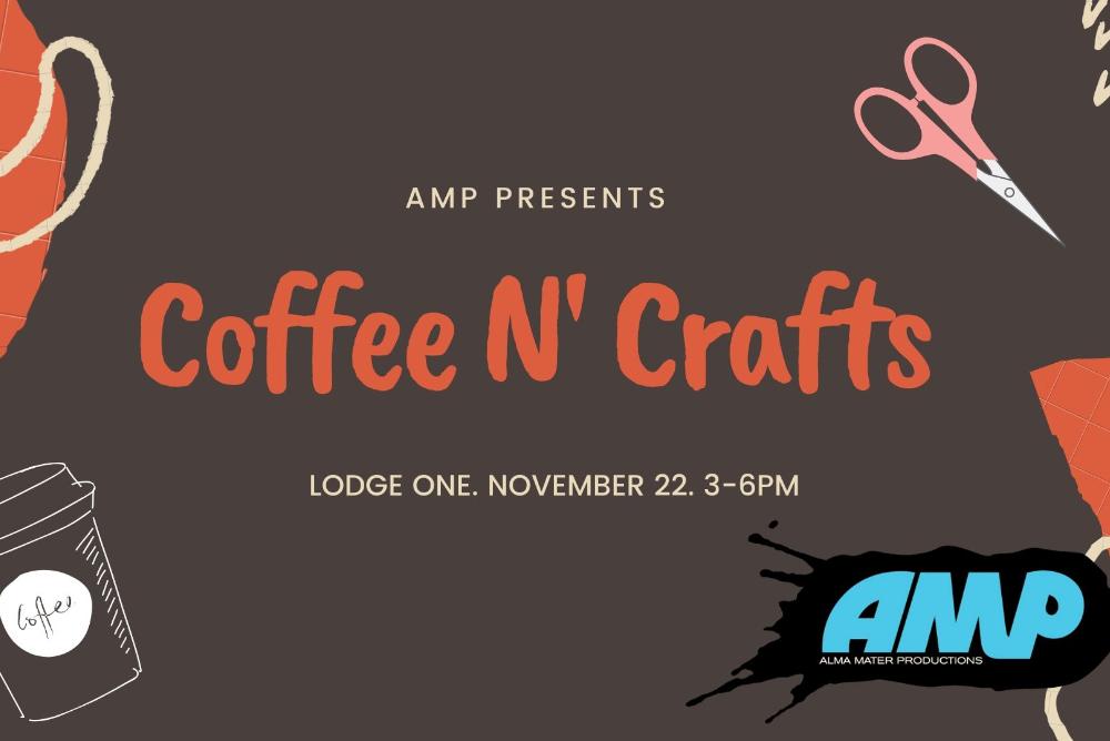flyer for coffee & crafts