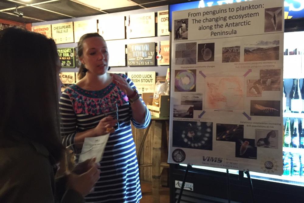 VIMS graduate students provide information on their research