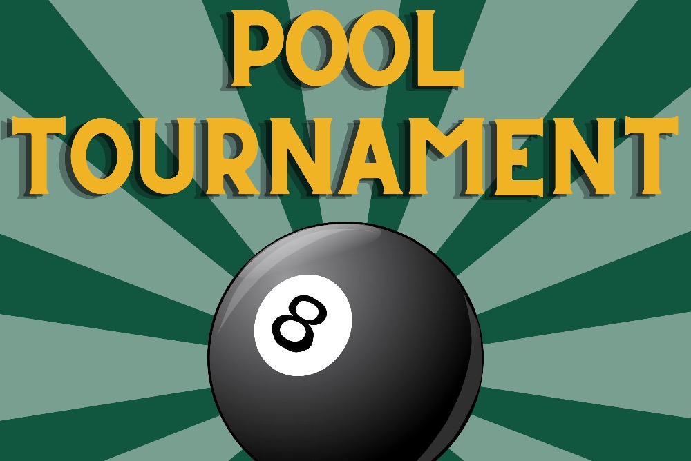 Pool Tournament Graphic