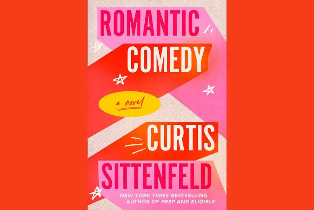 flyer with cover of Romantic Comedy book