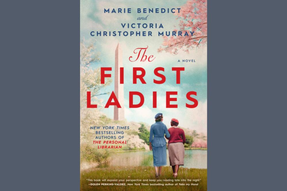 flyer with cover ofThe First Ladies book